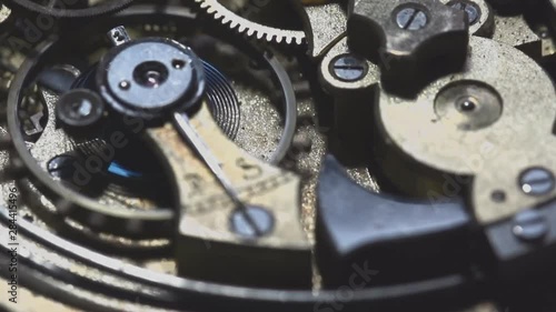 Wallpaper Mural clock mechanism close-up view Torontodigital.ca