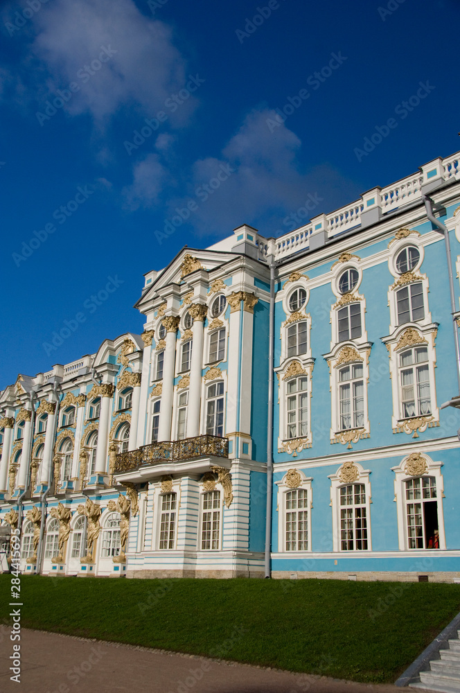 Russia, St. Petersburg, Catherine's Palace (aka Bolshoi Yekaterinsky Dvorets). 