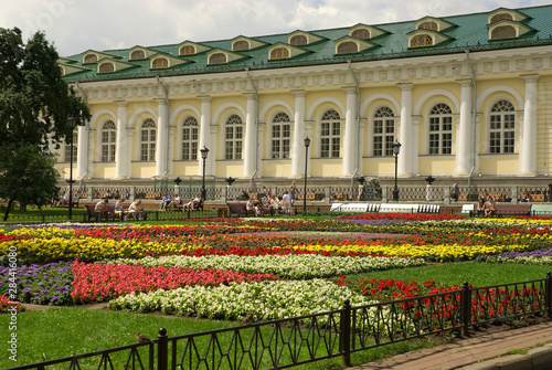 Russia. Moscow. Alexandrovsky Gardens. Maneh Exhibition Center.