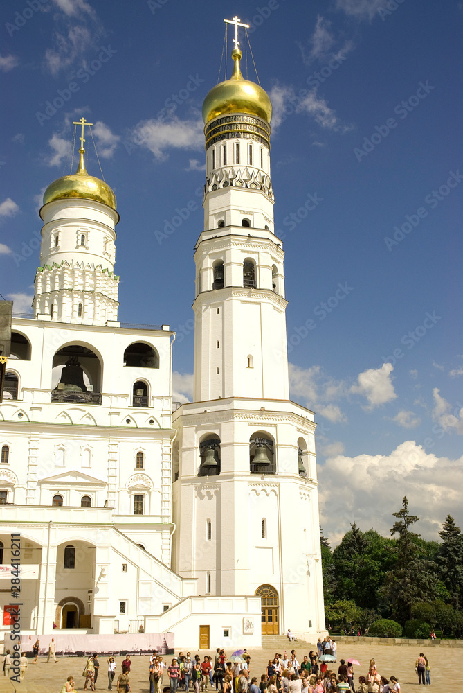 Russia. Moscow. Kremlin. Ivan the Great bell tower.