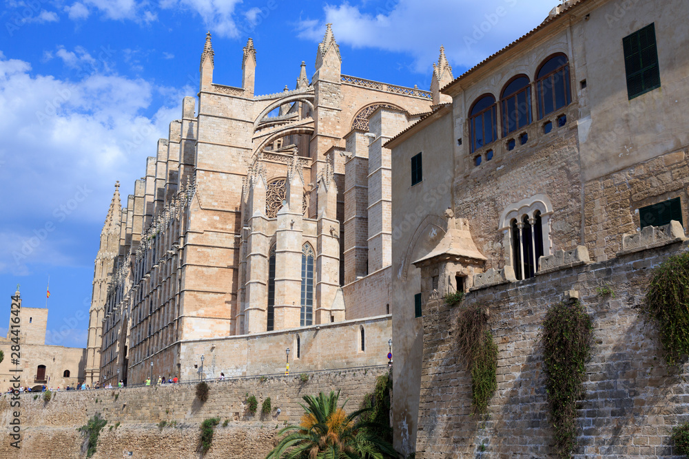 Spain, Balearic Islands, Mallorca. Cathedral of Santa Maria of Palma.
