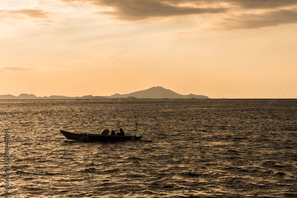 Fisherman's boat in Komodo island