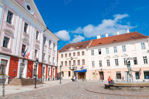 Raekoja Square (Raekoja plats), Tartu, Estonia, Baltic States