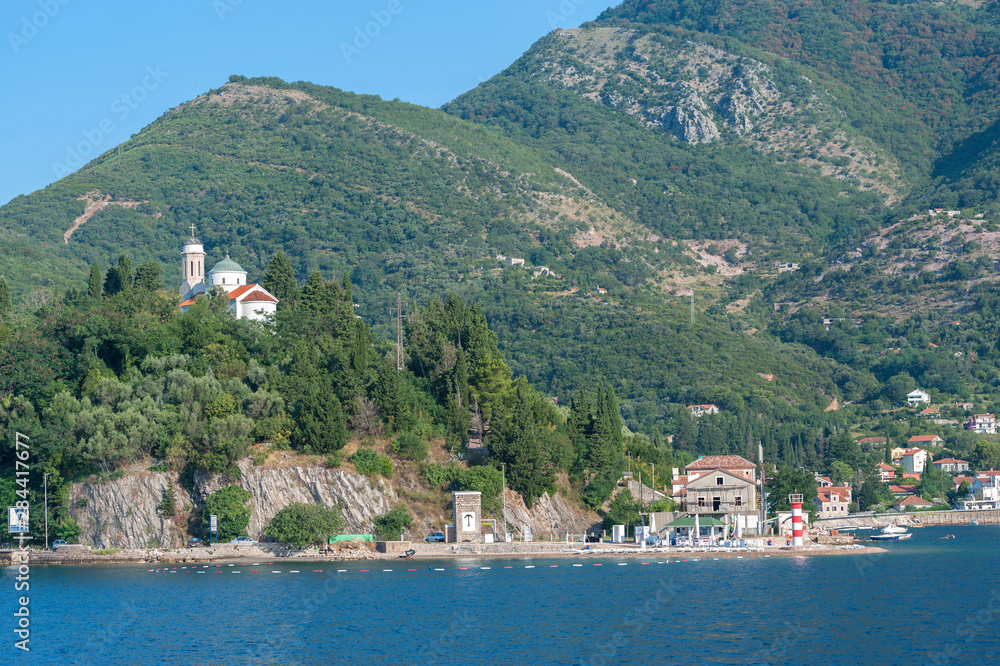 Church of St. Nedjelja, Lepetani Narrows, Montenegro, Europe