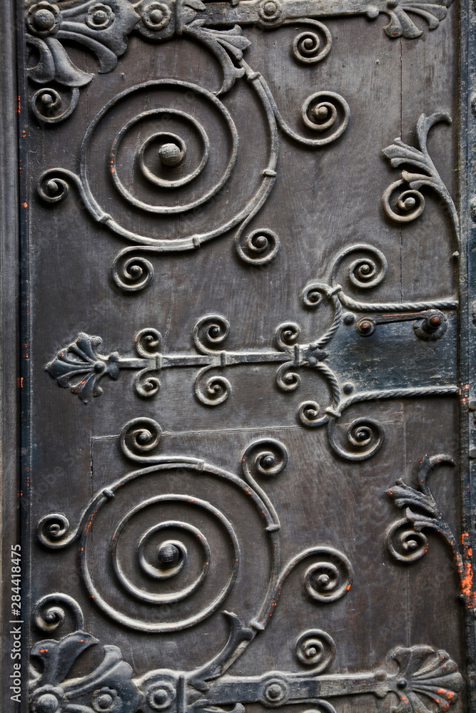 Details on side entry door, Zagreb Cathedral, Zagreb, Croatia Details on side entry door, Zagreb Cathedral, Zagreb, Croatia
