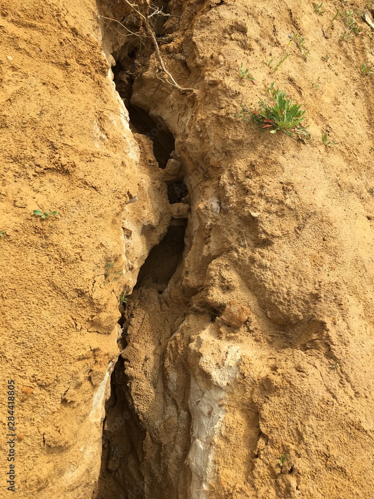 Obraz premium texture, stone, rock, brown, abstract, sand