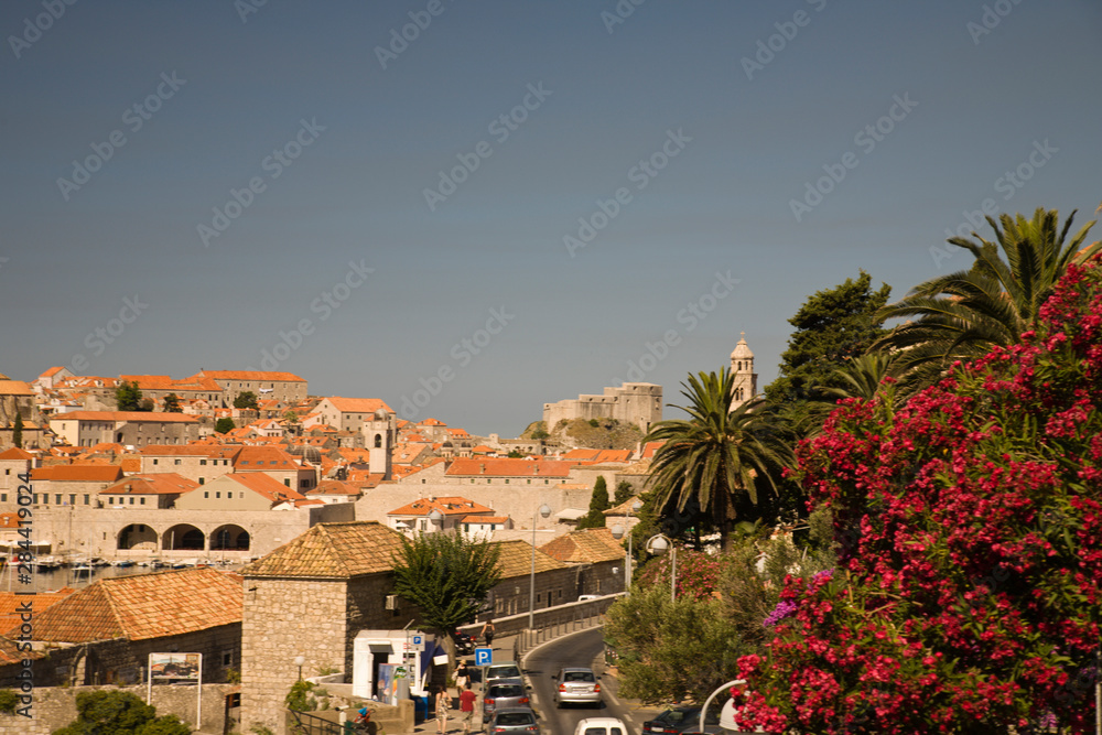 CROATIA, Dubrovnik. View of the Old City. CROATIA, Dubrovnik. View of the Old City.