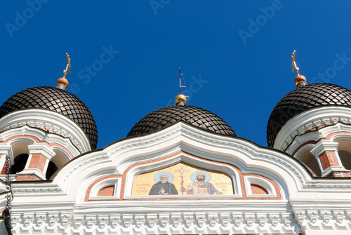 Russian Orthodox Alexander Nevsky cathedral in Toompea, Old Town, UNESCO World Heritage Site, Tallinn, Estonia, Baltic States