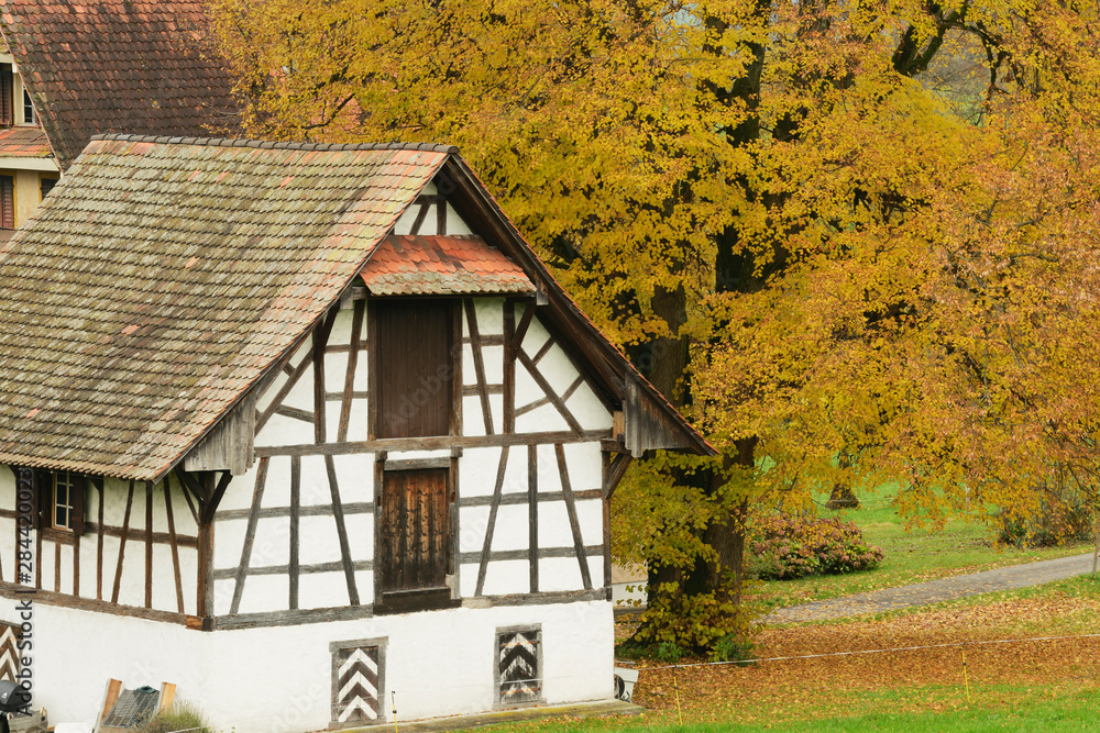Traditional Farmhouse, Zug, Switzerland, Europe Traditional Farmhouse, Zug, Switzerland, Europe