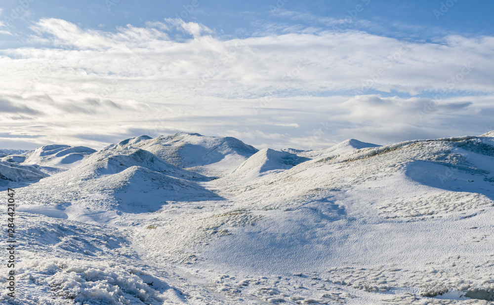 Landscape on the Greenland Ice Sheet near Kangerlussuaq, Greenland, Denmark Landscape on the Greenland Ice Sheet near Kangerlussuaq, Greenland, Denmark