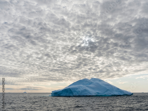 Iceberg in the Disko Bay  Qeqertarsuup Tunua  near Ilulissat. Greenland  Denmark