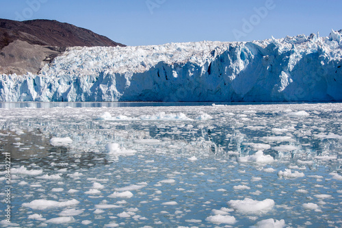 Ilulissat Icefjord. Unesco World Heritage site. Ilulissat. Greenland. photo