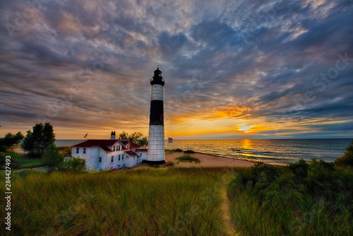 Big Sable Point Lighthouse at Sunset
