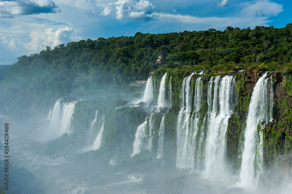 Fototapeta premium Largest waterfalls Unesco World Heritage Site, Foz de Iguazu, Argentina