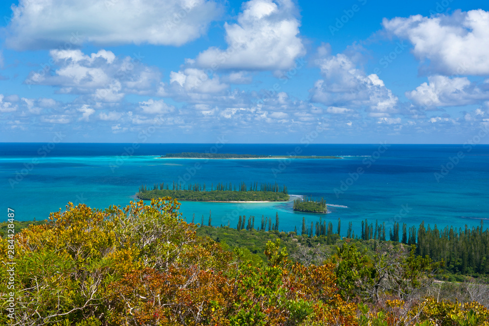 Overlook over the Ile des Pins, New Caledonia, South Pacific