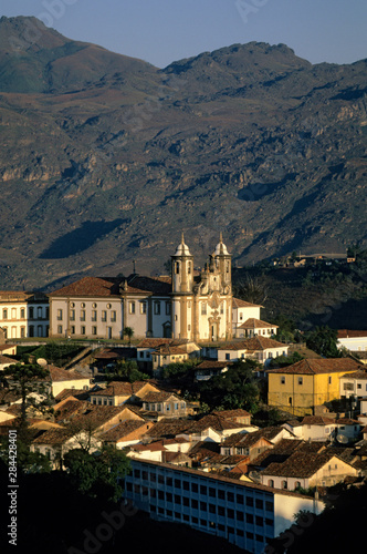 Brazil, Minas Gerais, Ouro Preto, colonial city, World Heritage Site.