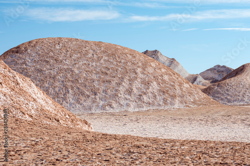 Salar de Arizaro, one of the largest salt flats in the world. The Altiplano near Tolar Grande village, close to the border to Chile. Argentina. photo