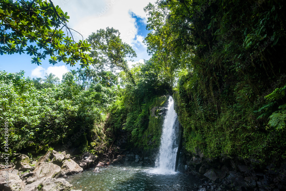 Nikotoapw waterfall, Pohnpei, Micronesia, Central Pacific