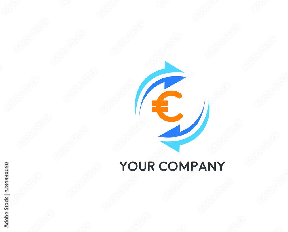 Money Changer Logo Template Design Vector Money Changer Logo Template Design Vector