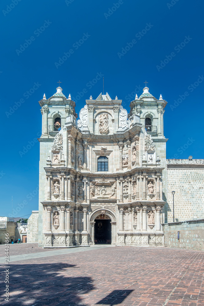 Mexico, Oaxaca, Basilica de la Soledad (Basilica of Our Lady of Solitude) completed in 1690