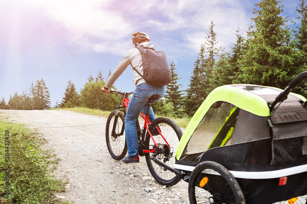 Mtb discount trailer child
