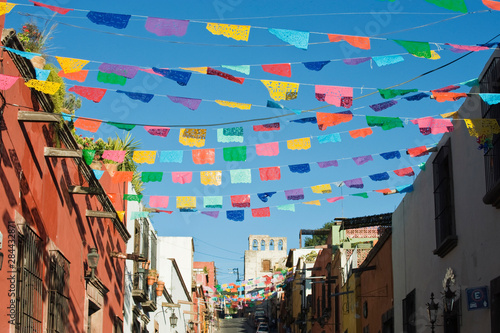 Mexico, Guanajuato, San Miguel de Allende, Day of the Dead Decorations © Rob Tilley/Danita Delimont