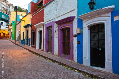 Mexico, Guanajuato, Colorful Back Alley © Terry Eggers/Danita Delimont