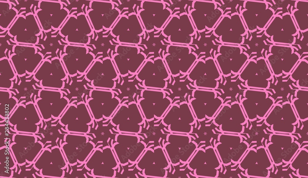 Fototapeta premium Vector Seamless pattern in geometric style. Triangles, lines. Modern elegant background. For your design.