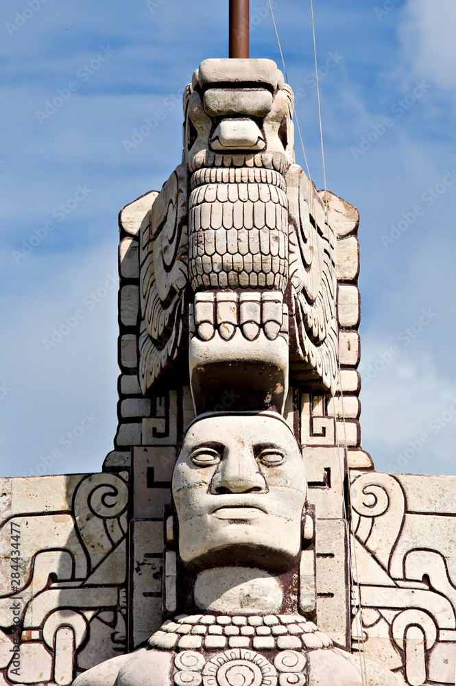 North America, Mexico, Yucatan, Merida. Monument to the Motherland at ...