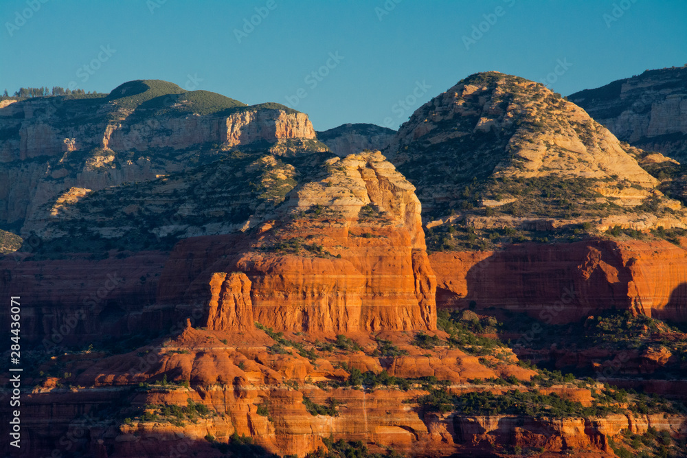 Aerial View, Red Rock Country, Sedona, Coconino National Forest, Arizona, USA