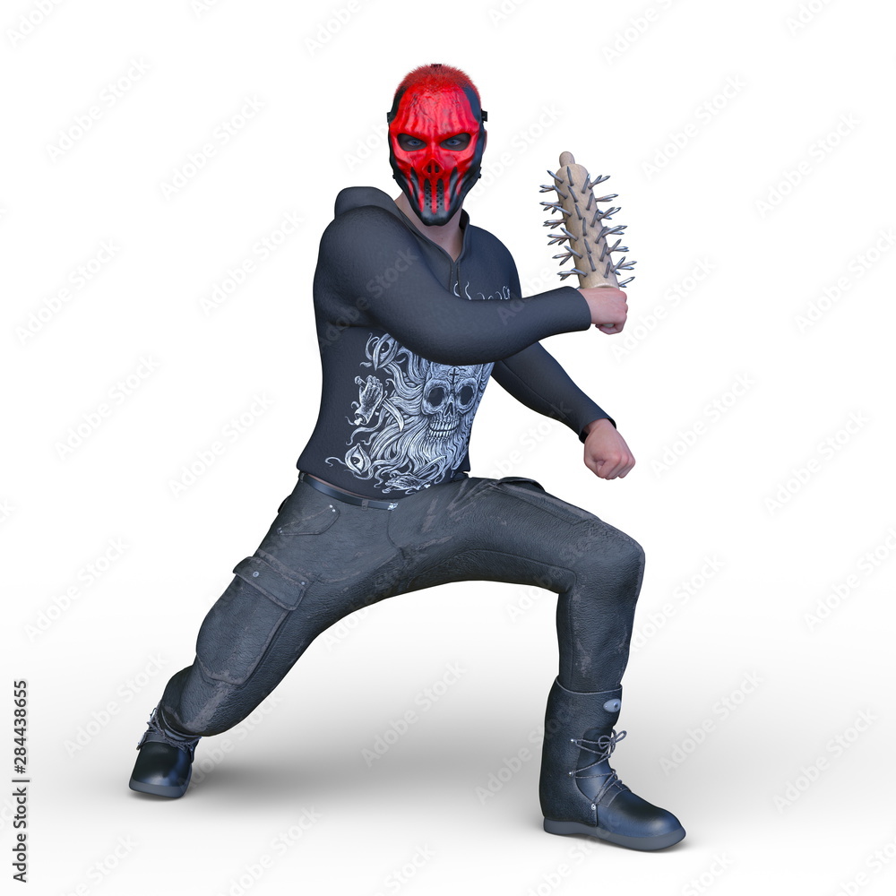 覆面の男 Stock Illustration Adobe Stock