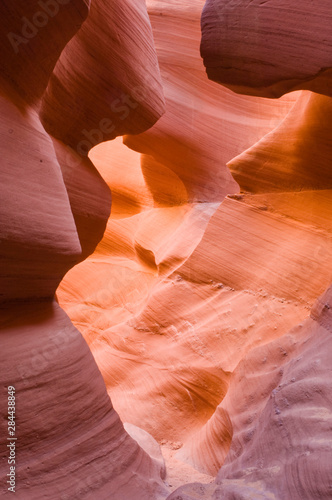 Abstract Detail of Lower Antelope Canyon near Page, AZ, USA