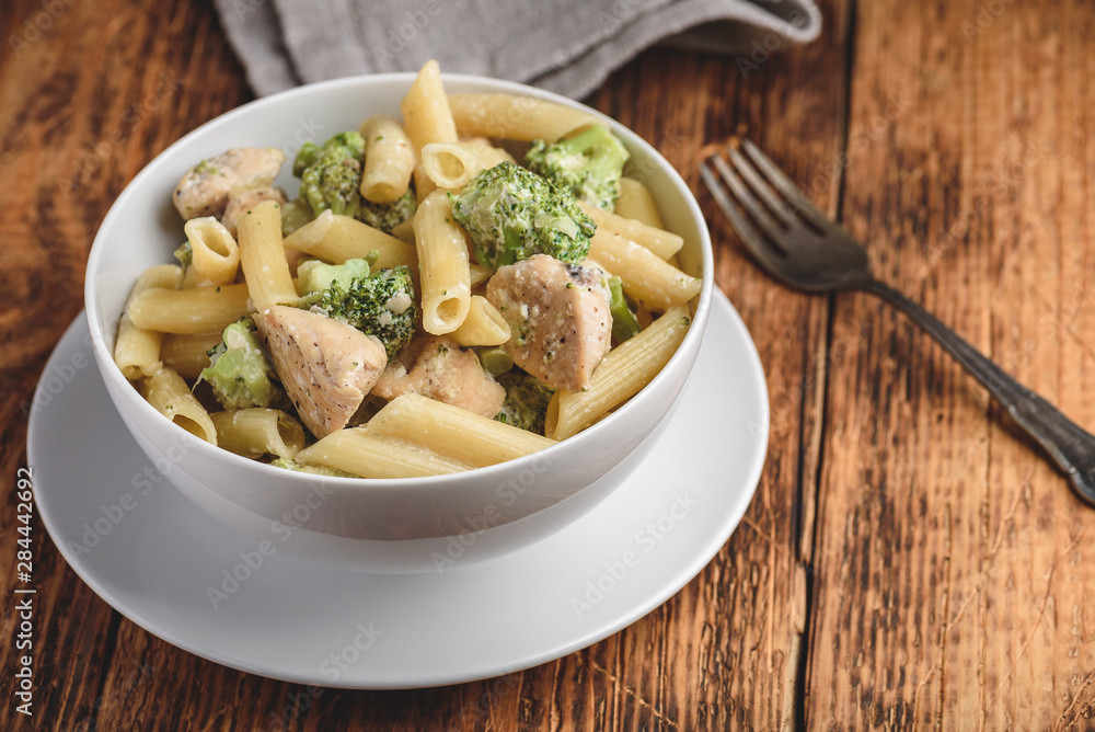 Pasta with chicken and broccoli Pasta with chicken and broccoli