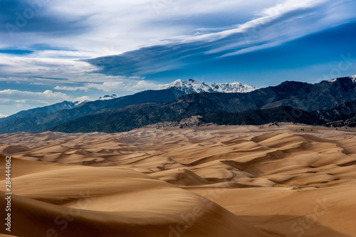 Great Sand Dunes National Park and Sangre Cristo Mountains, Colorado photo
