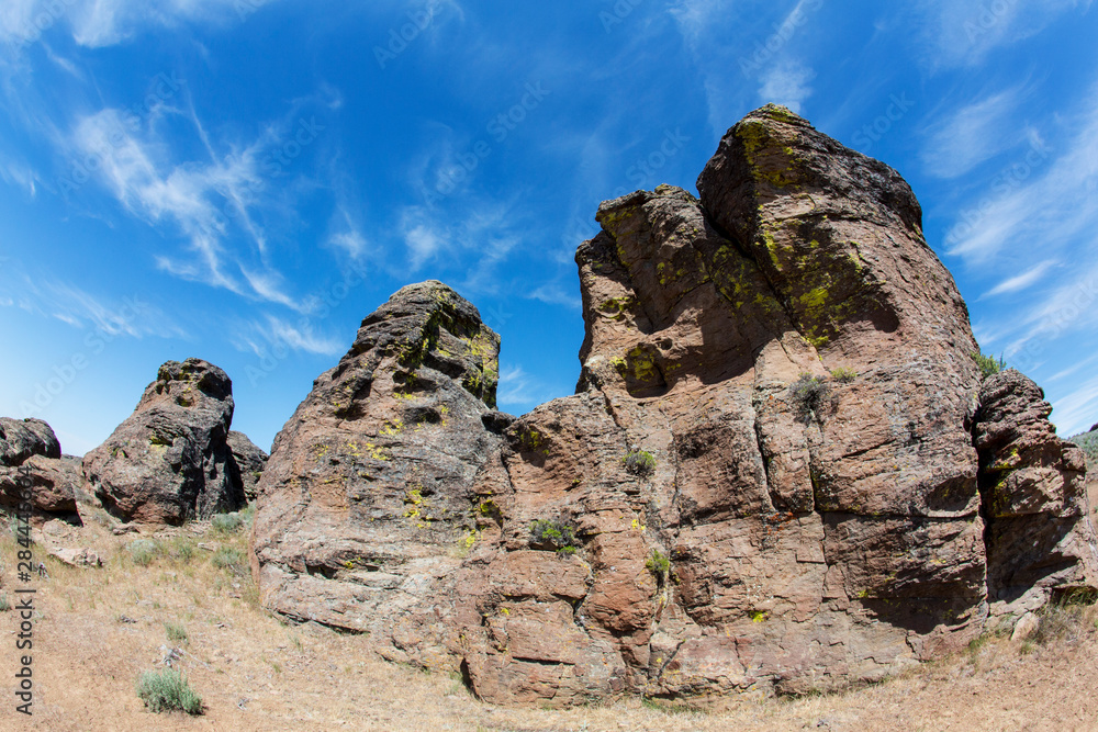 USA, Idaho, City of Rocks National Reserve, Beautiful Little City of Rocks, South of Fairfield USA, Idaho, City of Rocks National Reserve, Beautiful Little City of Rocks, South of Fairfield