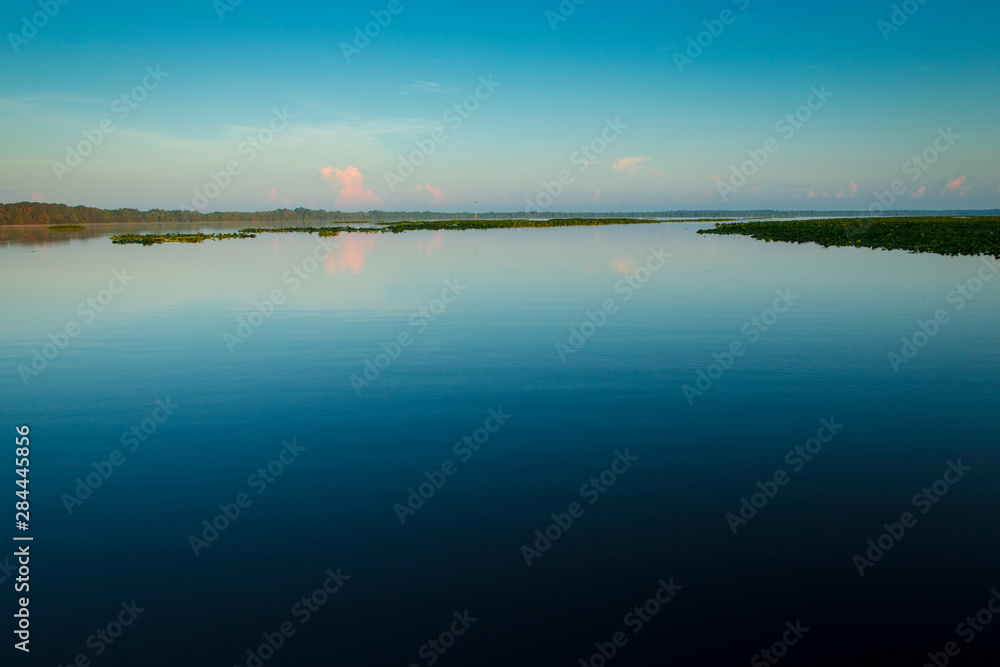 Lake Woodruff at dawn, Lake Woodruff NWR, Florida