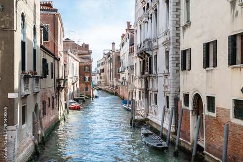 Canal And Old Historic Houses In Venice © Andrey Popov