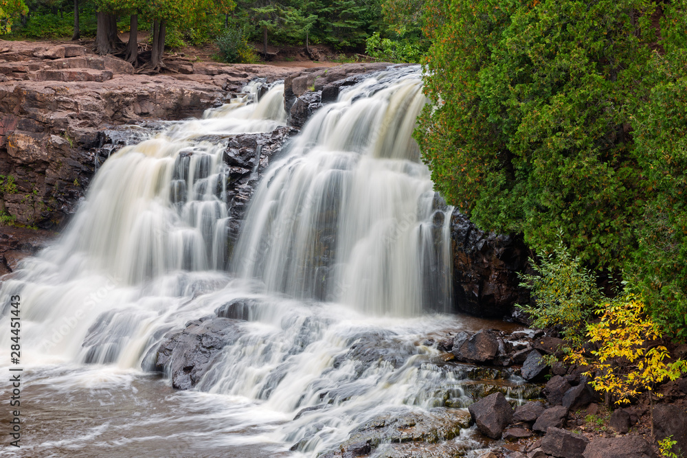 Minnesota, Gooseberry Falls State Park, Upper Falls