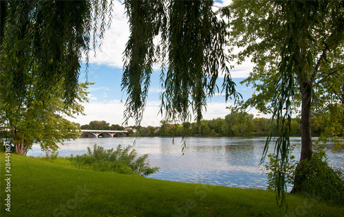 Εκτύπωση καμβά Mississippi River near St. Cloud, Minnesota
