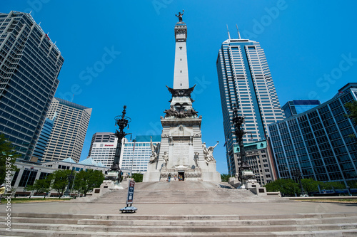 Soldiers  and Sailors  Monument  Indianapolis  Indiana  USA