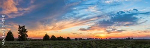 Sunset in Marion County, Illinois