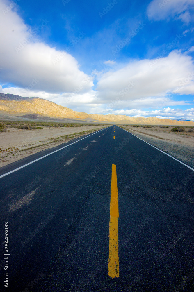 The modern Highway 447 in Nevada, known as the Loneliest Highway in America, follows much of the route of the original California trail.