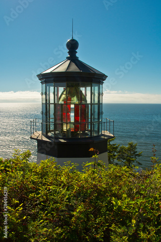 Lighthouse  Cape Meares State Park  Oregon  USA
