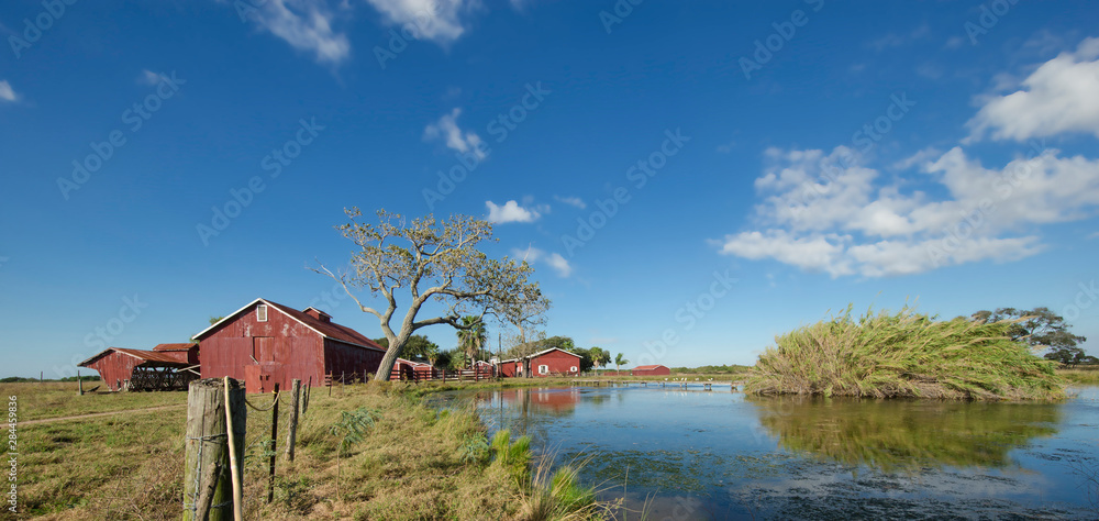 Fototapeta premium Welder Ranch compound, Seadrift, Texas
