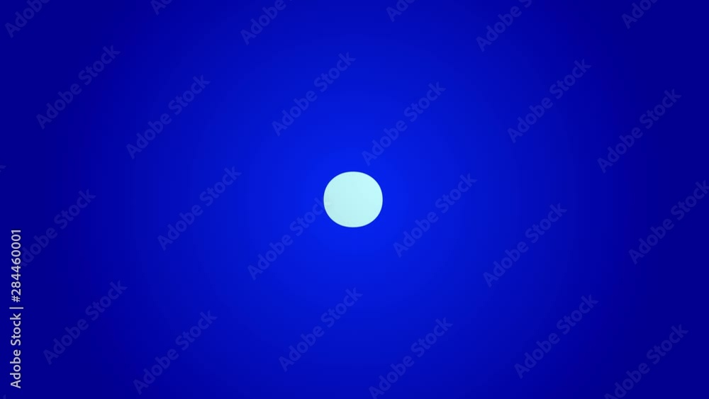 period point full stop symbol 3D animation on blue background period point full stop symbol 3D animation on blue background