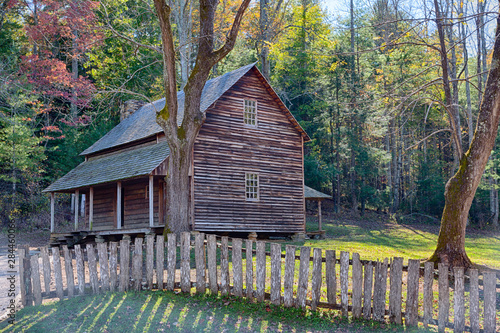 Photography Tennessee, Great Smoky Mountains National Park, Cades Cove, Tipton Place, Farmho