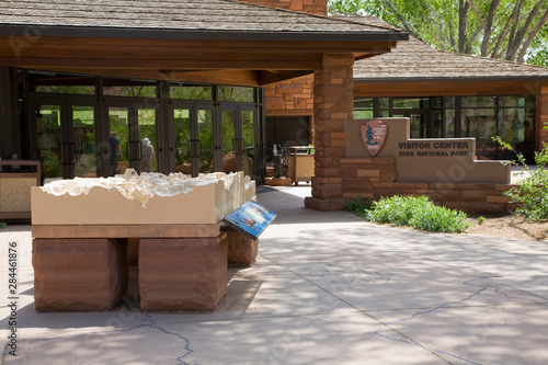 UT, Zion National Park, Zion Canyon Visitor Center