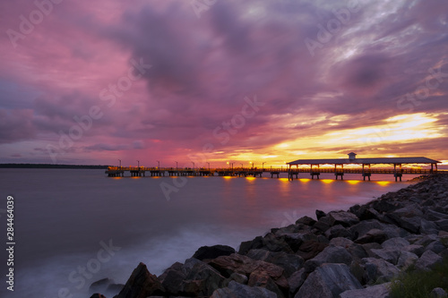 The Pier at Sunset, St Simons Island, GA  © Guy Bryant