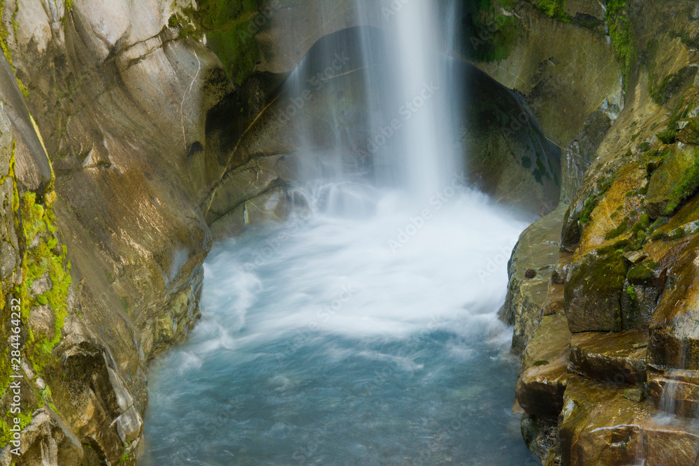 Naklejka premium Christine Falls, Mount Rainier National Park, Washington, USA