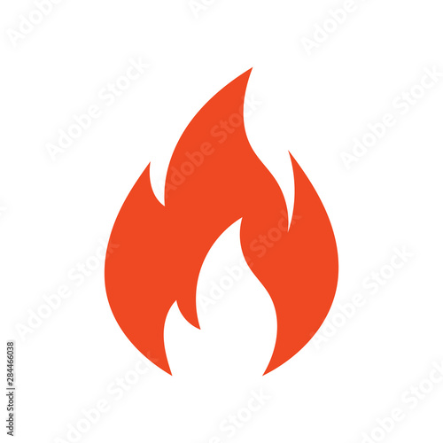 Fire flame logo vector illustration design template. vector fire flames sign illustration isolated. fire icon